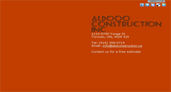 Desktop Screenshot of aldconstruction.ca